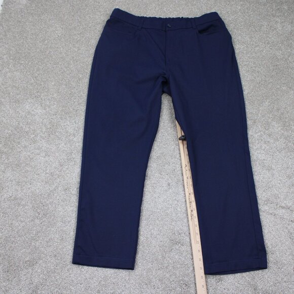 Callaway Golf Pants Mens 36x28 Blue Flat Front Straight Leg Stretch - Picture 3 of 13